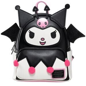 Loungefly Sanrio Kuromi Winged Cosplay Mini Backpack